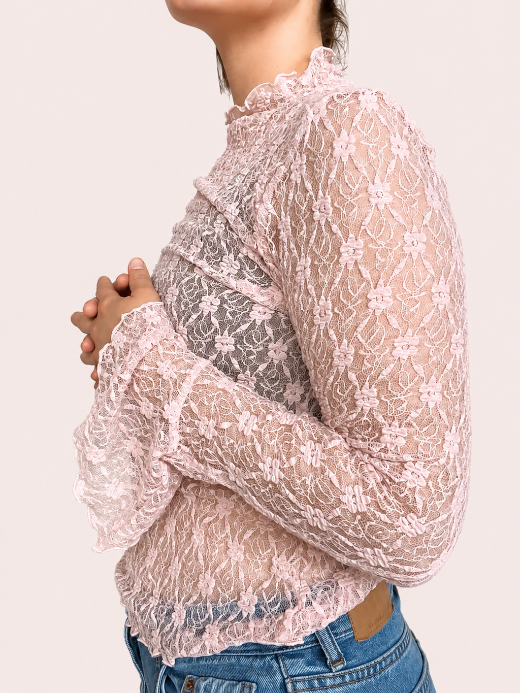 The Laura Top - Roze