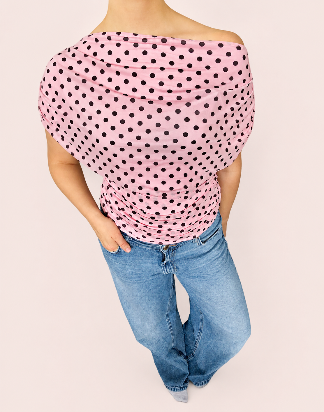 The Mila Top - Roze