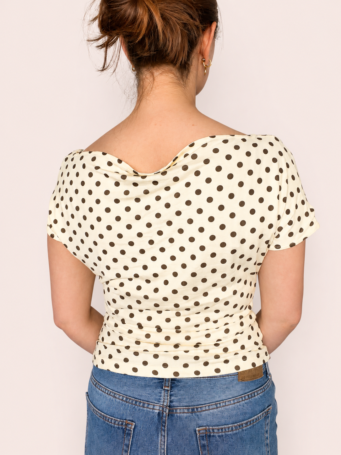 The Mila Top - Geel