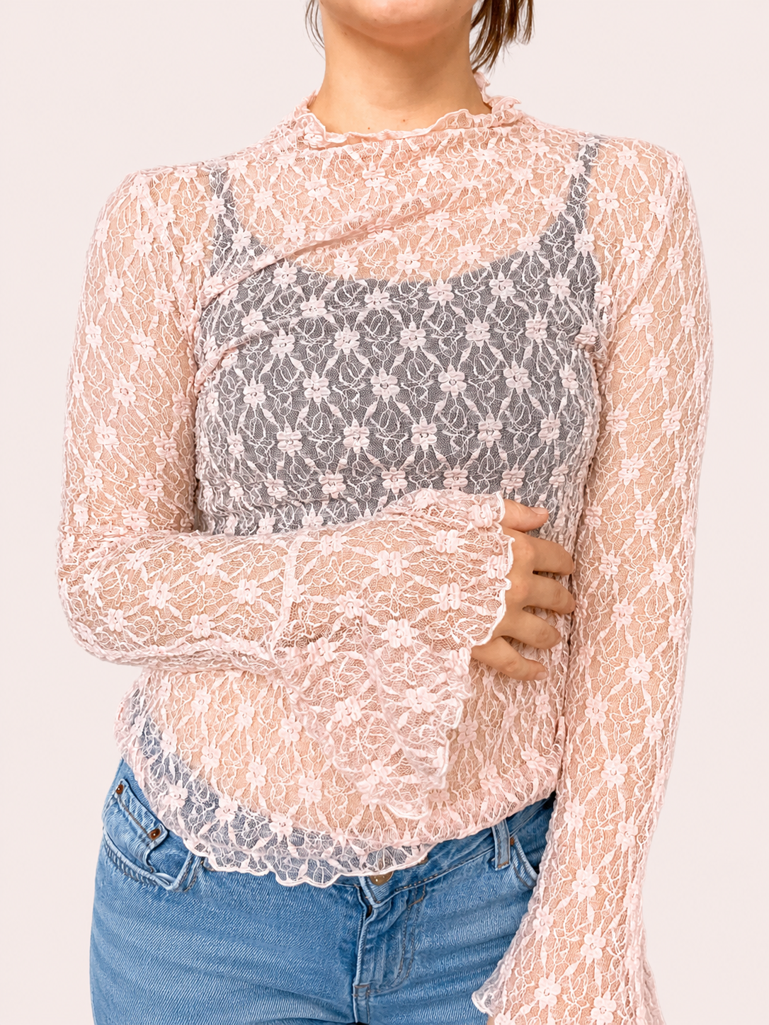 The Laura Top - Roze