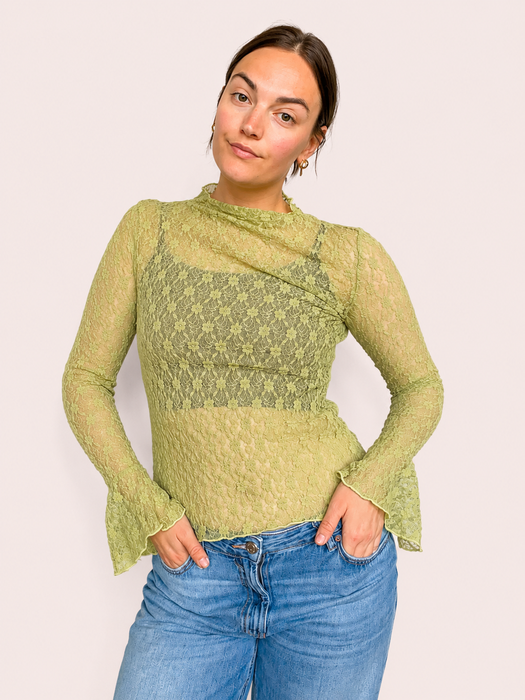 The Laura Top - Groen