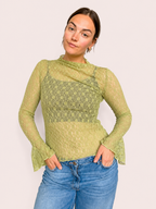 The Laura Top - Groen