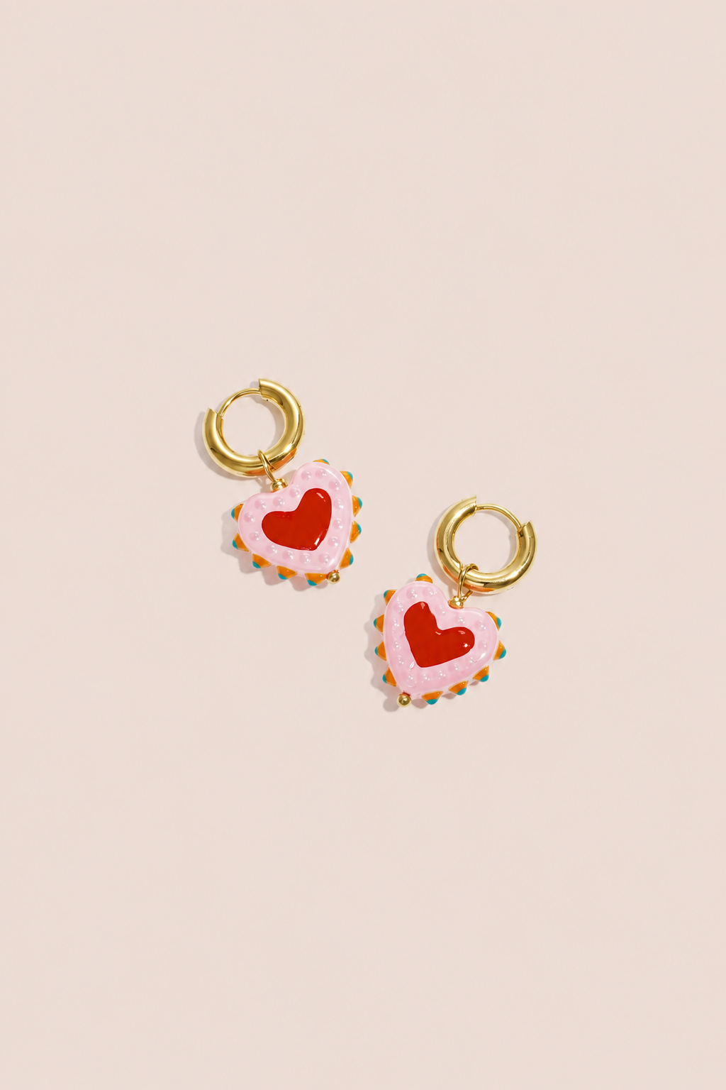 Candy Heart Hoops