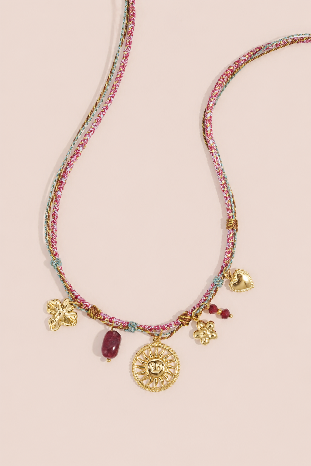 Sun Charm Necklace