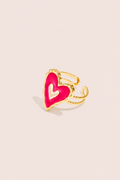 Golden Love Ring