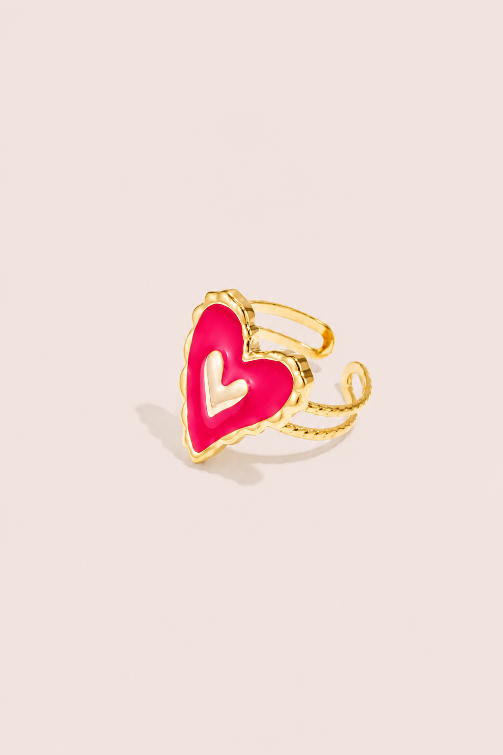 Golden Love Ring