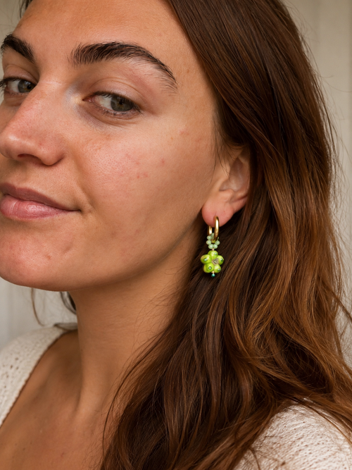 Lucky Bloom Hoops