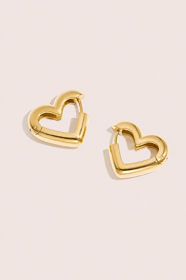 Minimalistic Heart Hoops