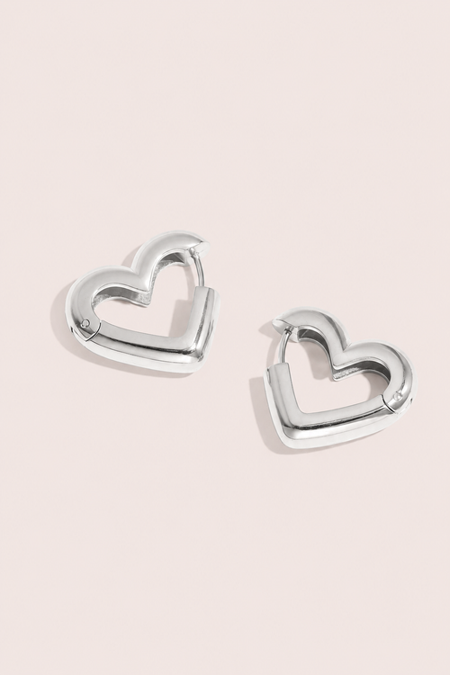 Minimalistic Heart Hoops