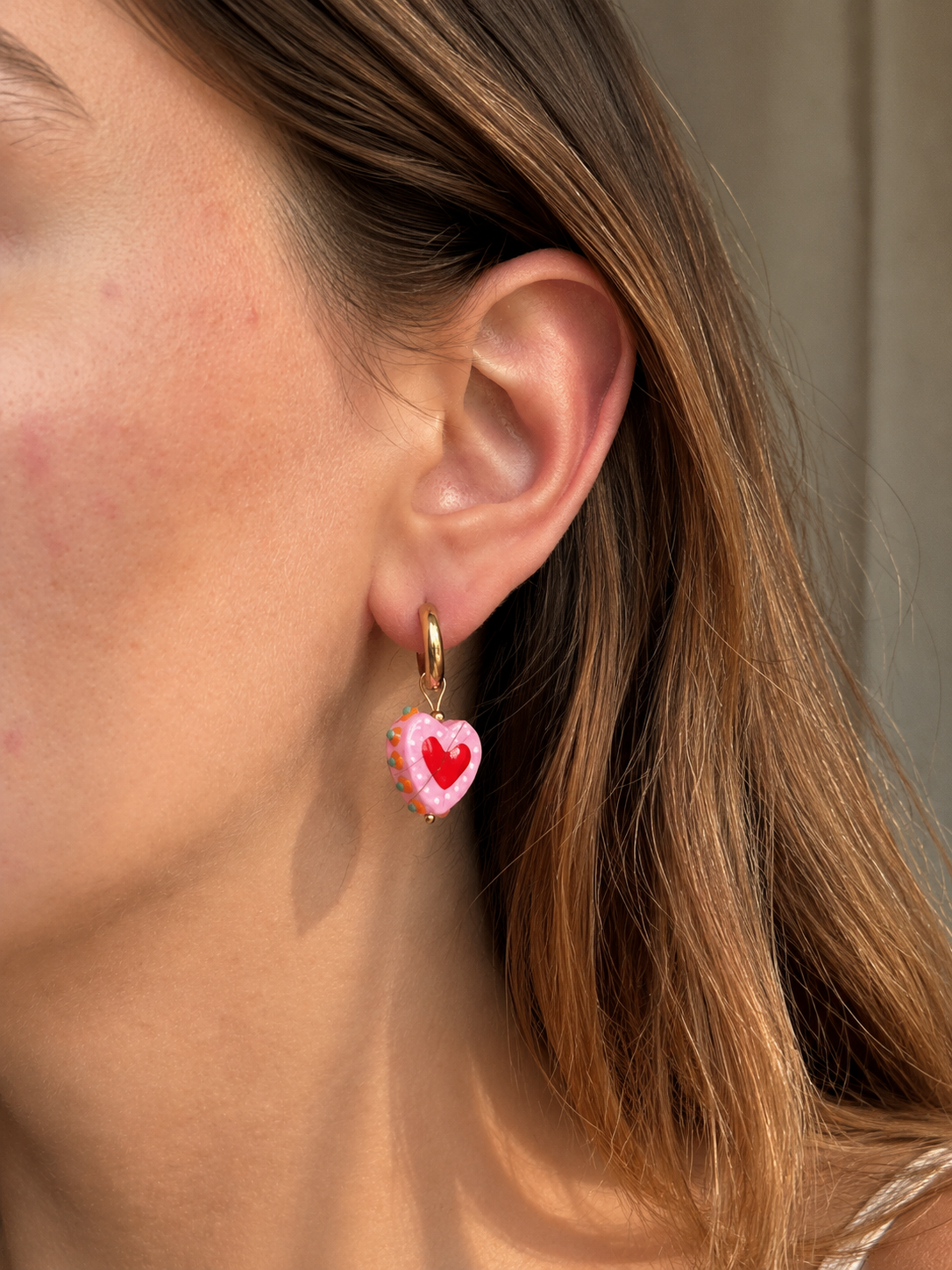 Candy Heart Hoops